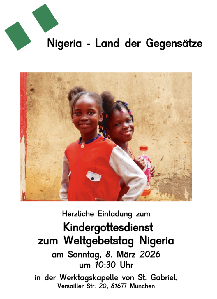 Kindergottesdienst zum Weltgebetstag Nigeria