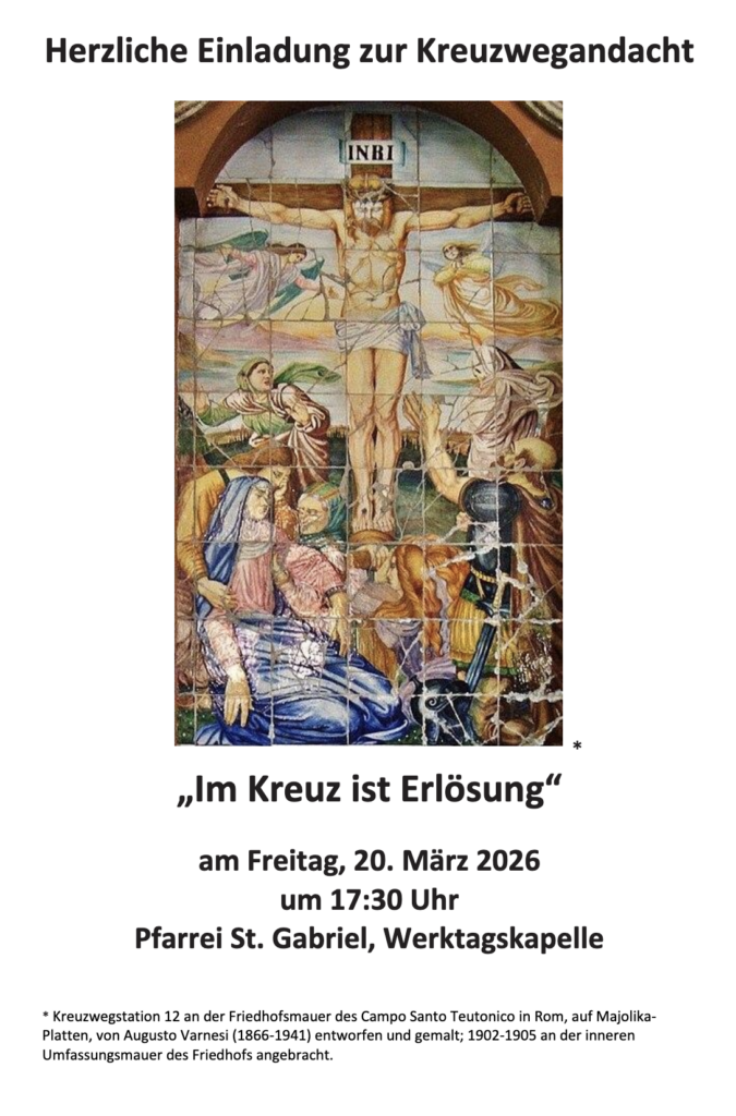 Kreuzwegandacht „Im Kreuz ist Erlösung“