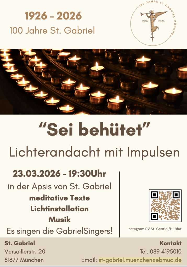 “Sei behütet” Lichterandacht mit Impulsen